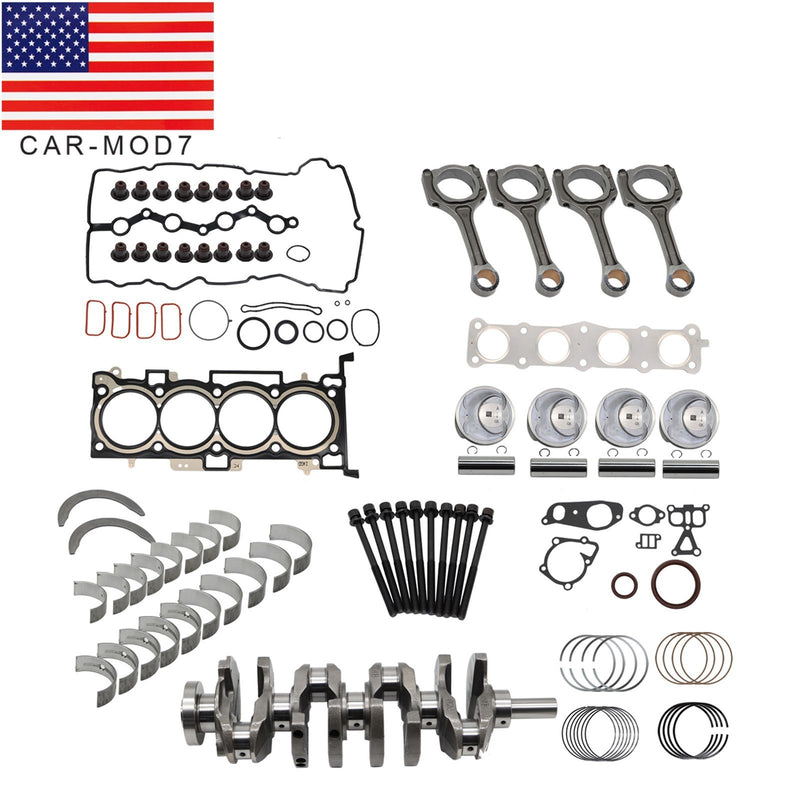 DURAFORCE Engine Rebuild Kit for 11-20 Hyundai Kia G4KJ 2.4L Crankshaft & Con Rods
