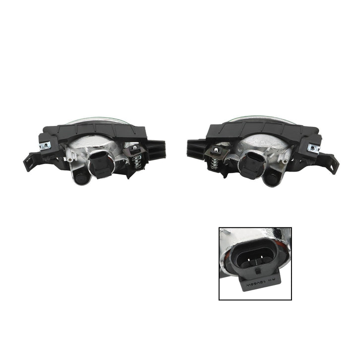 DURAFORCE 14-16 Honda Odyssey Clear Lens Bumper Fog Light Lamp w/ Bezel & Switch