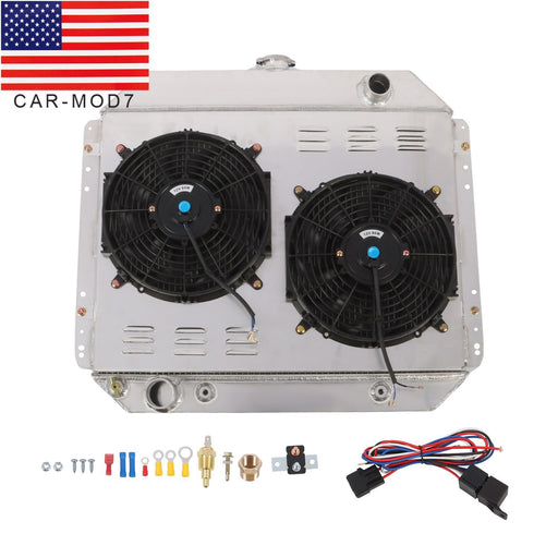 DURAFORCE 1966-1979 Ford F100 F150 F250 F350 Bronco V8 3-Row Radiator Fan Shroud Relay