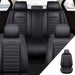 DURAFORCE 2010-2024 Honda CRV Accord Civic Full Leather Seat Covers Front & Rear Set