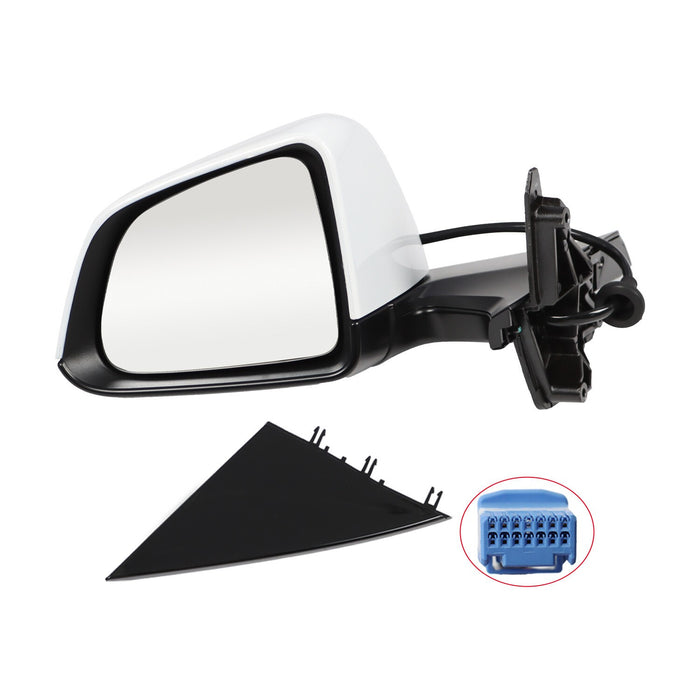 DURAFORCE 2020-23 Tesla Model Y Left Heated Power Fold White Side Mirror Driver Side