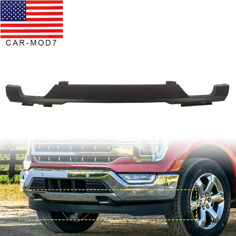 DURAFORCE 2021-2023 Ford F-150 Black Front Bumper Lower Molding Trim Valance