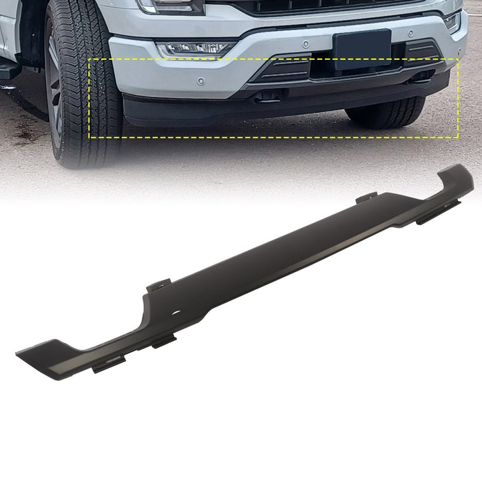 DURAFORCE 2021-2023 Ford F-150 Black Front Bumper Lower Molding Trim Valance