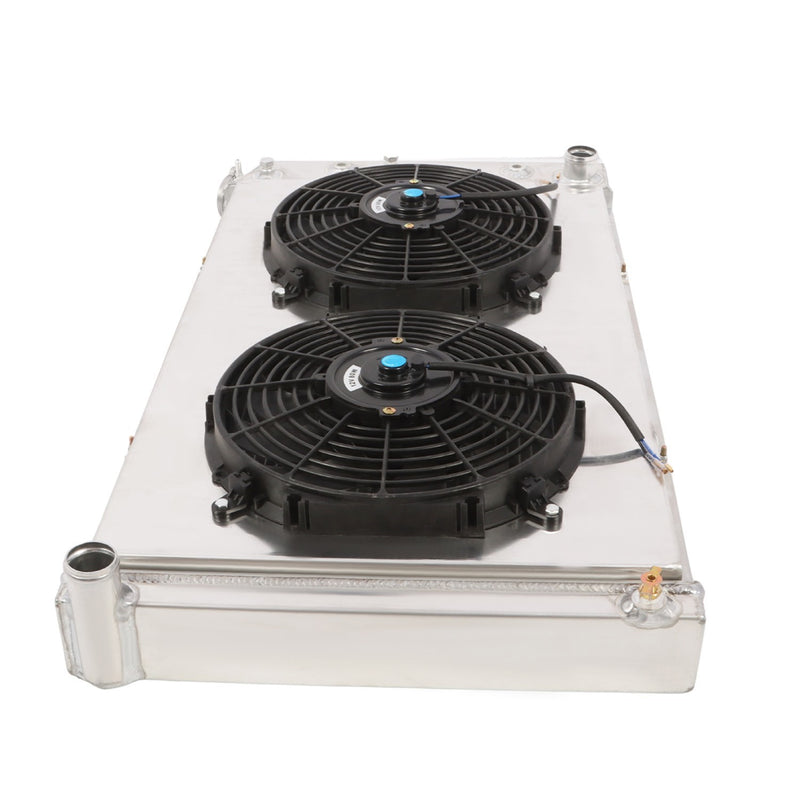 DURAFORCE 1968-1972 Chevelle GTO Cutlass Lemans 7.4L 4 Row Radiator + Fan + Relay