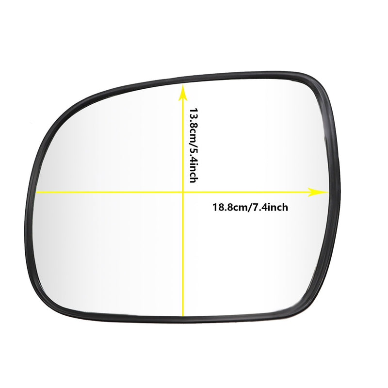 DURAFORCE Heated Side Mirror Glass Left Right for Lexus RX 300 330 350 400H 2004-2009