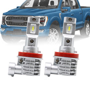DURAFORCE H11 H8 H9 LED Headlight Kit 6500K 360000LM Super Bright High Low Beam Bulbs