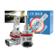 DURAFORCE H11 H8 H9 LED Headlight Kit 6500K 360000LM Super Bright High Low Beam Bulbs