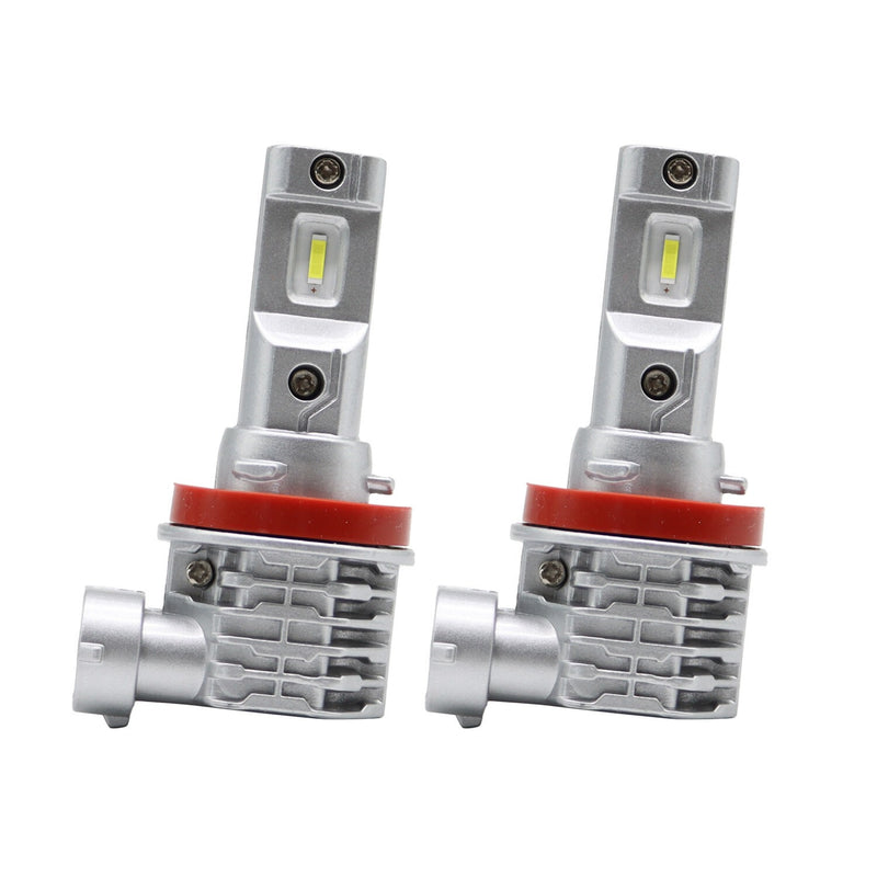 DURAFORCE H11 H8 H9 LED Headlight Kit 6500K 360000LM Super Bright High Low Beam Bulbs