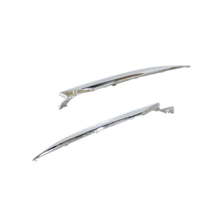 DURAFORCE 2019-21 Honda HRV Headlight Trim & Front Hood Chrome Grille Molding