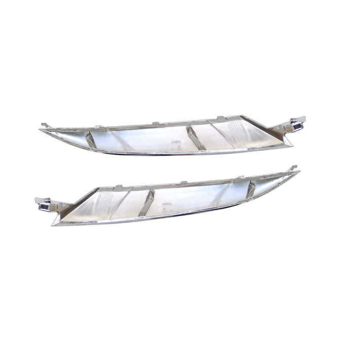 DURAFORCE 2019-21 Honda HRV Headlight Trim & Front Hood Chrome Grille Molding