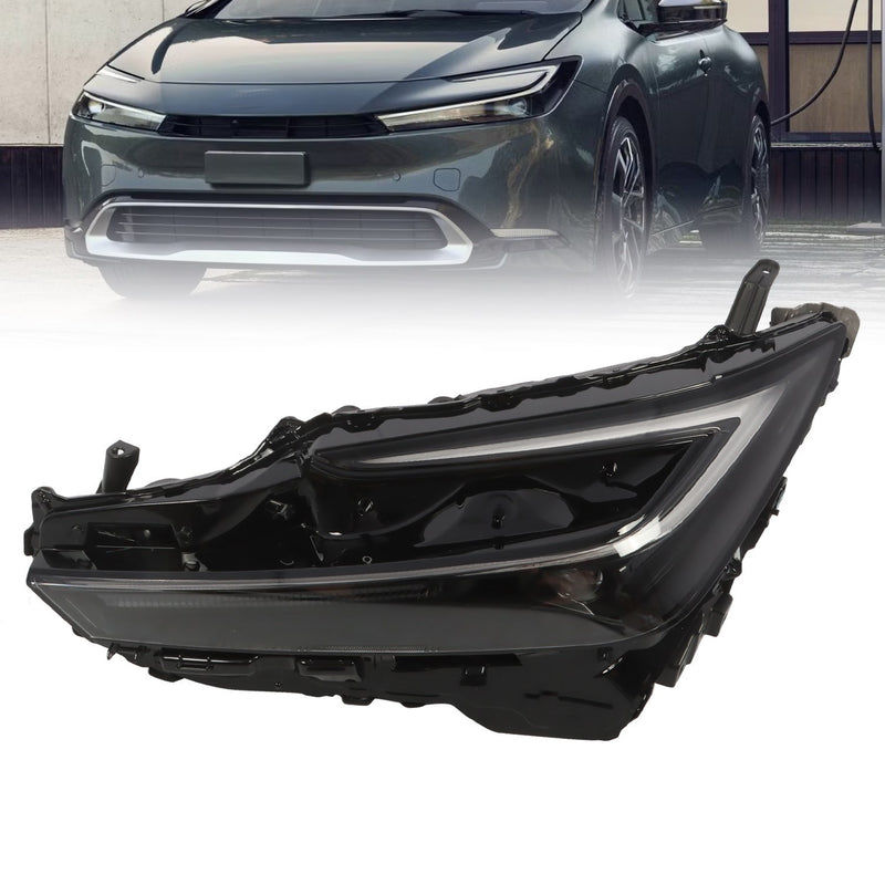 DURAFORCE Left Driver Side Headlight Assembly for 2023-2024 Toyota Prius