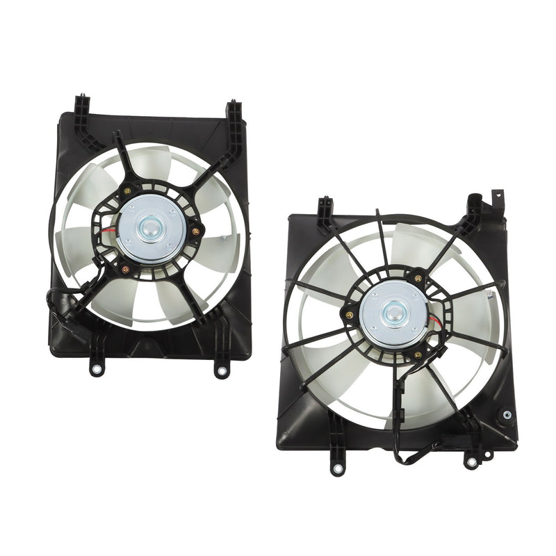 DURAFORCE Pair Cooling Fans Set of 2 Left & Right for Honda Civic Driver & Passenger Side