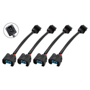 DURAFORCE New OBD1 to OBD2 Fuel Injector Jumper Harness Adapter for Honda 4 Cylinders