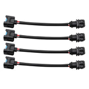DURAFORCE New OBD1 to OBD2 Fuel Injector Jumper Harness Adapter for Honda 4 Cylinders