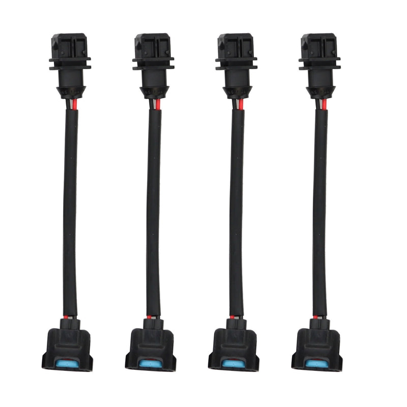 DURAFORCE New OBD1 to OBD2 Fuel Injector Jumper Harness Adapter for Honda 4 Cylinders