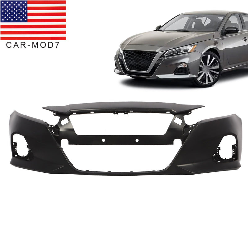 DURAFORCE Primered Front Bumper Cover Fascia for 2019-2022 Nissan Altima S SL SR SV