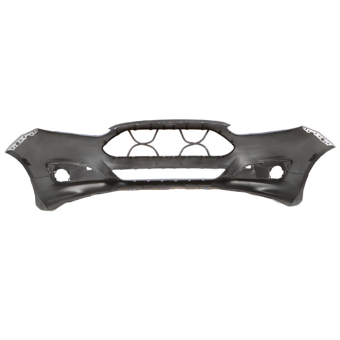DURAFORCE Primered Front Bumper Cover for 2014-2019 Ford Fiesta Sedan Hatchback
