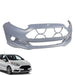 DURAFORCE Primered Front Bumper Cover for 2014-2019 Ford Fiesta Sedan Hatchback