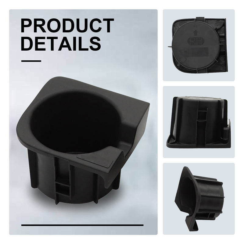 DURAFORCE New Right & Left Center Console Cup Holder Insert for 2005-2017 Toyota Tacoma