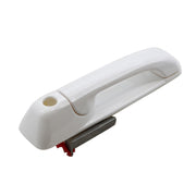 DURAFORCE Set of 4 Bright White Front & Rear Door Handles for Dodge Ram 2012-2018