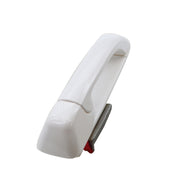 DURAFORCE Set of 4 Bright White Front & Rear Door Handles for Dodge Ram 2012-2018