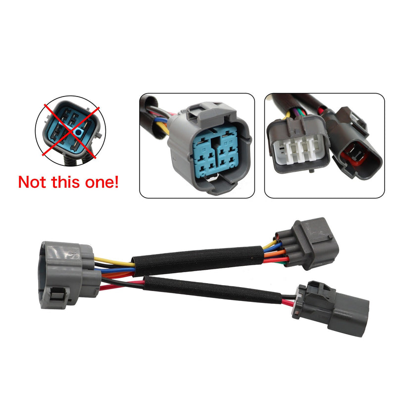 DURAFORCE OBD1 to OBD2 10 Pin Distributor Jumper Harness for Honda Acura Engine Swap