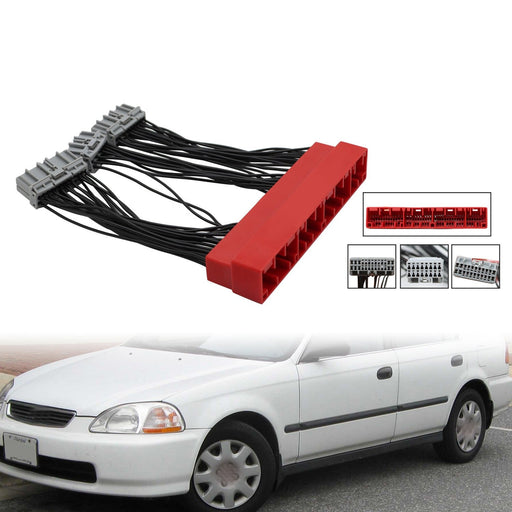 DURAFORCE OBD2A to OBD1 Jumper Harness Adapter for 1996-1998 Honda Civic