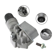 DURAFORCE Oil Cooler Filter Housing for VW Jetta 2005-2014 & Golf 2010-2014 2.5L