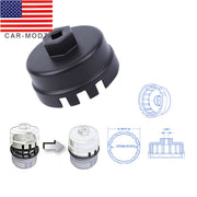 DURAFORCE 64MM Oil Filter Cap Wrench Socket Remover Tool for Toyota Lexus 14 Flutes