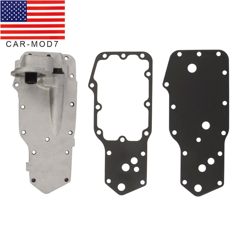 DURAFORCE Oil Filter Mount Housing for Cummins 4934217 6B 6BT 6BTA 5.9L w/Gaskets Set