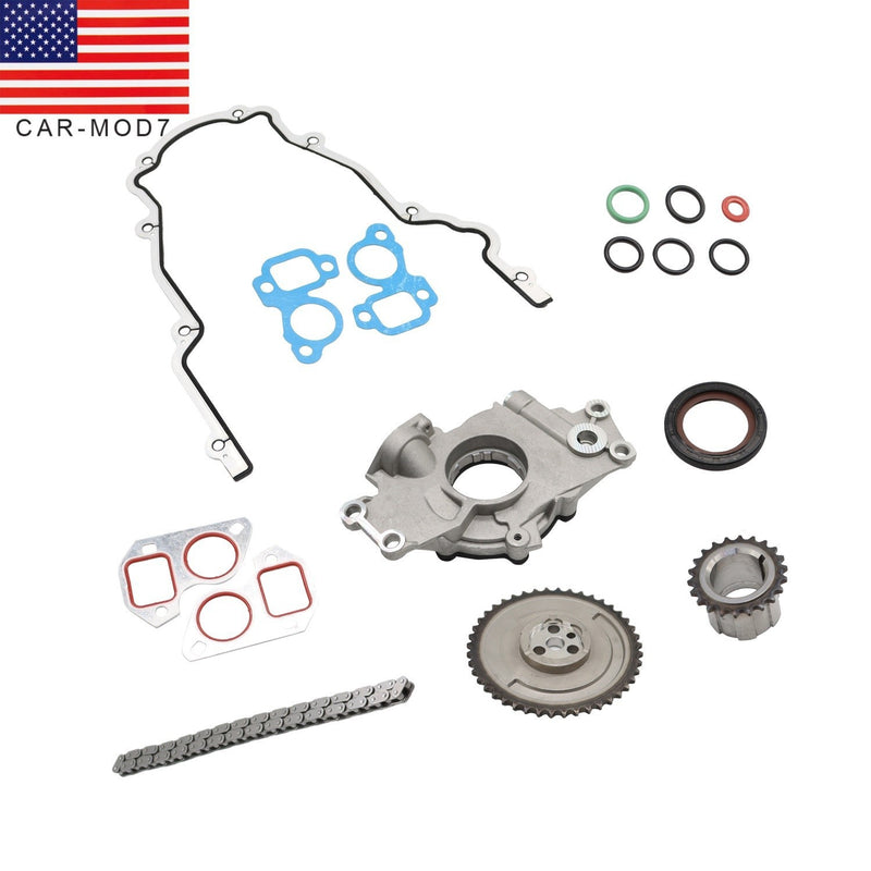 DURAFORCE Oil Pump & Timing Chain Kit for Chevrolet GM 4.8L 5.3L 6.0L LS1 LS2 LS3