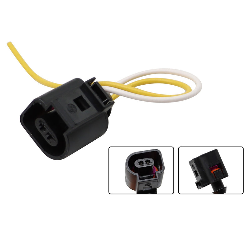 DURAFORCE Outer Ambient Air Temp Sensor Plug Pigtail Wiring for VW Jetta Passat Audi New