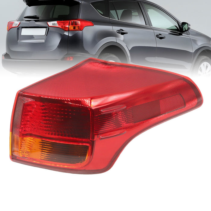 DURAFORCE 2013-2015 Toyota RAV4 Right Outer Halogen Tail Light Assembly Passenger Side