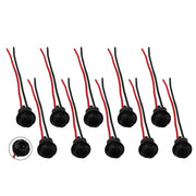 DURAFORCE Pack of 10 T10 194 168 Pigtail Light Wiring Harness Socket Extension