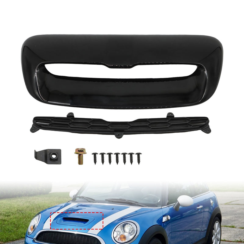 DURAFORCE Painted Hood Vent Scoop for MINI COOPER R55-R59 S Bonnet 2007-2014