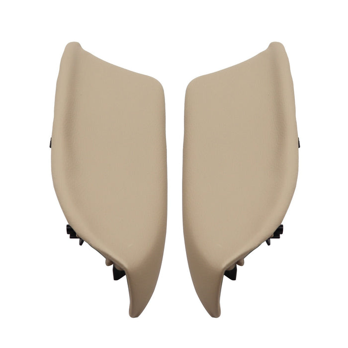 DURAFORCE Beige Leather Front Door Armrest Pair LH & RH for 2008-2012 Honda Accord
