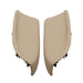 DURAFORCE Beige Leather Front Door Armrest Pair LH & RH for 2008-2012 Honda Accord