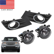 DURAFORCE Honda Pilot 2012-2015 Bumper Fog Light Pair with Chrome Trim & Cover