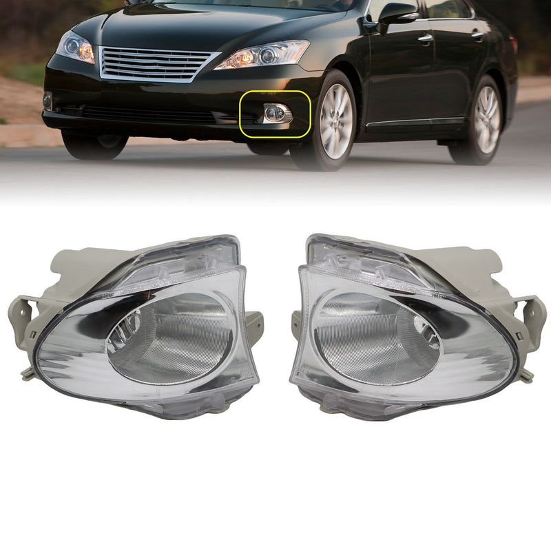 DURAFORCE Lexus ES350 Fog Lights 2010-2012 Front Bumper Driving Lamps Pair