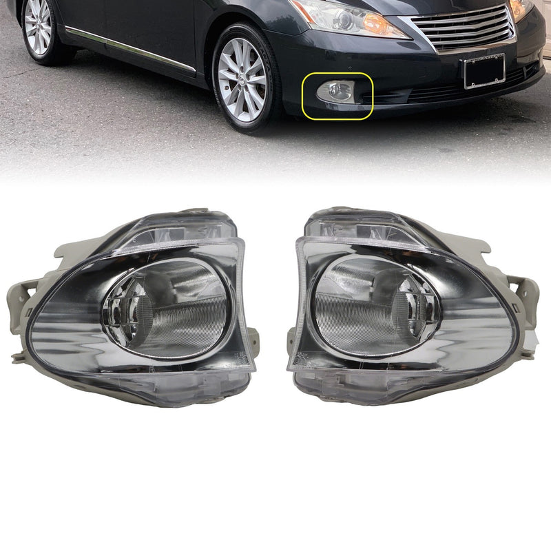 DURAFORCE Lexus ES350 Fog Lights 2010-2012 Front Bumper Driving Lamps Pair