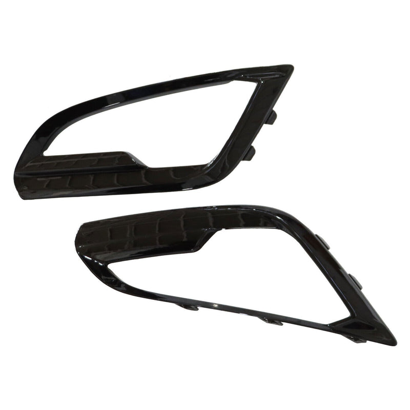 DURAFORCE Ford EcoSport 2018-2021 Fog Light Bezel Cover Frame Black Pair