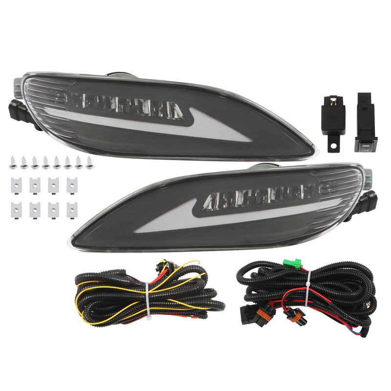 DURAFORCE LED Fog Lights Pair for 2005-2008 Toyota Corolla & 2002-2004 Camry Bumper Lamps