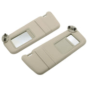 DURAFORCE Pair Sun Visors Left & Right for 2007-2011 Toyota Camry Beige Tan