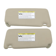 DURAFORCE Pair Sun Visors Left & Right for 2007-2011 Toyota Camry Beige Tan