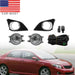 DURAFORCE 2009-2010 Toyota Corolla Clear Fog Lights Pair w/ Covers & Switch