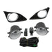 DURAFORCE 2009-2010 Toyota Corolla Clear Fog Lights Pair w/ Covers & Switch