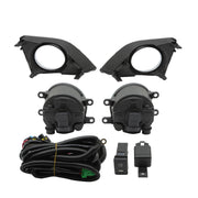 DURAFORCE 2009-2010 Toyota Corolla Clear Fog Lights Pair w/ Covers & Switch