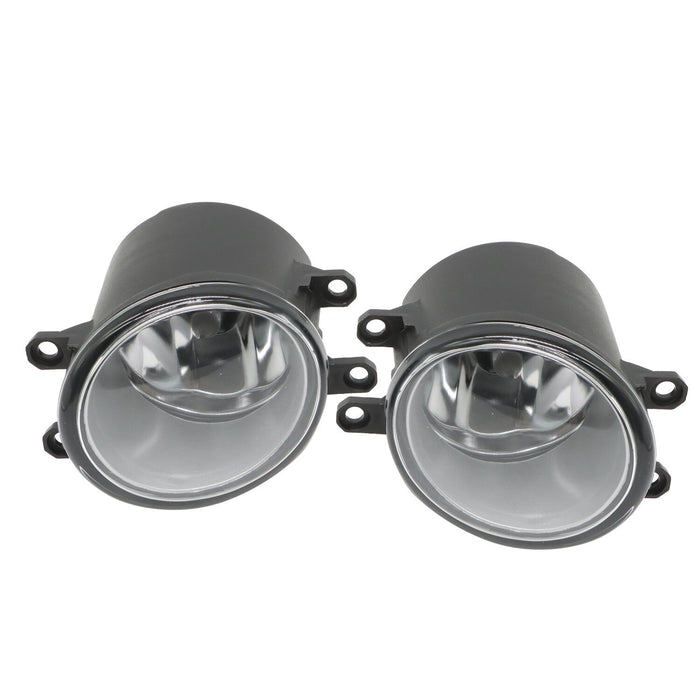 DURAFORCE 2009-2010 Toyota Corolla Clear Fog Lights Pair w/ Covers & Switch