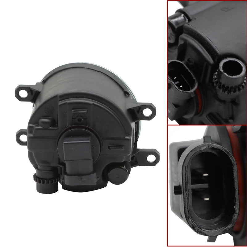 DURAFORCE 2009-2010 Toyota Corolla Clear Fog Lights Pair w/ Covers & Switch