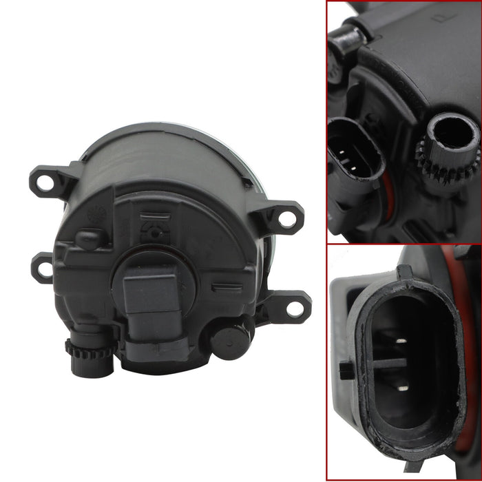 DURAFORCE 2009-2010 Toyota Corolla Clear Fog Lights Pair w/ Covers & Switch